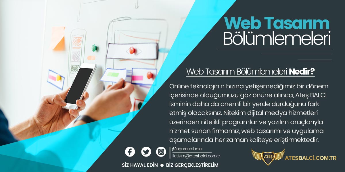 Web Tasarım Bölümlemeleri , Yeni Başlayanlar için Web Tasarım ve Kodlama